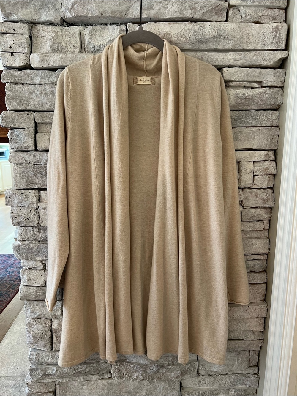 Altar’d State Soft Open-Front Cardigan Sweater - Beige S/M